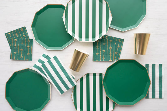 Green Signature Bow Napkins | 20 count