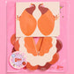 Set of 12 Turkey Time Place Cards by xo, Fetti featuring festive autumn-themed paper place cards for holiday table settings