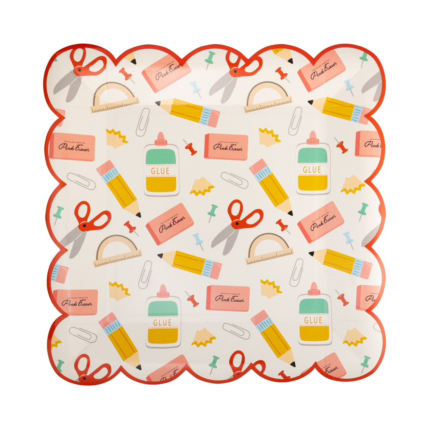 Occasions School Icons Plates | Set of 8