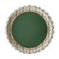 Hearth & Holly Vintage Floral Scalloped Dinner Plate 10.5" | 12 count