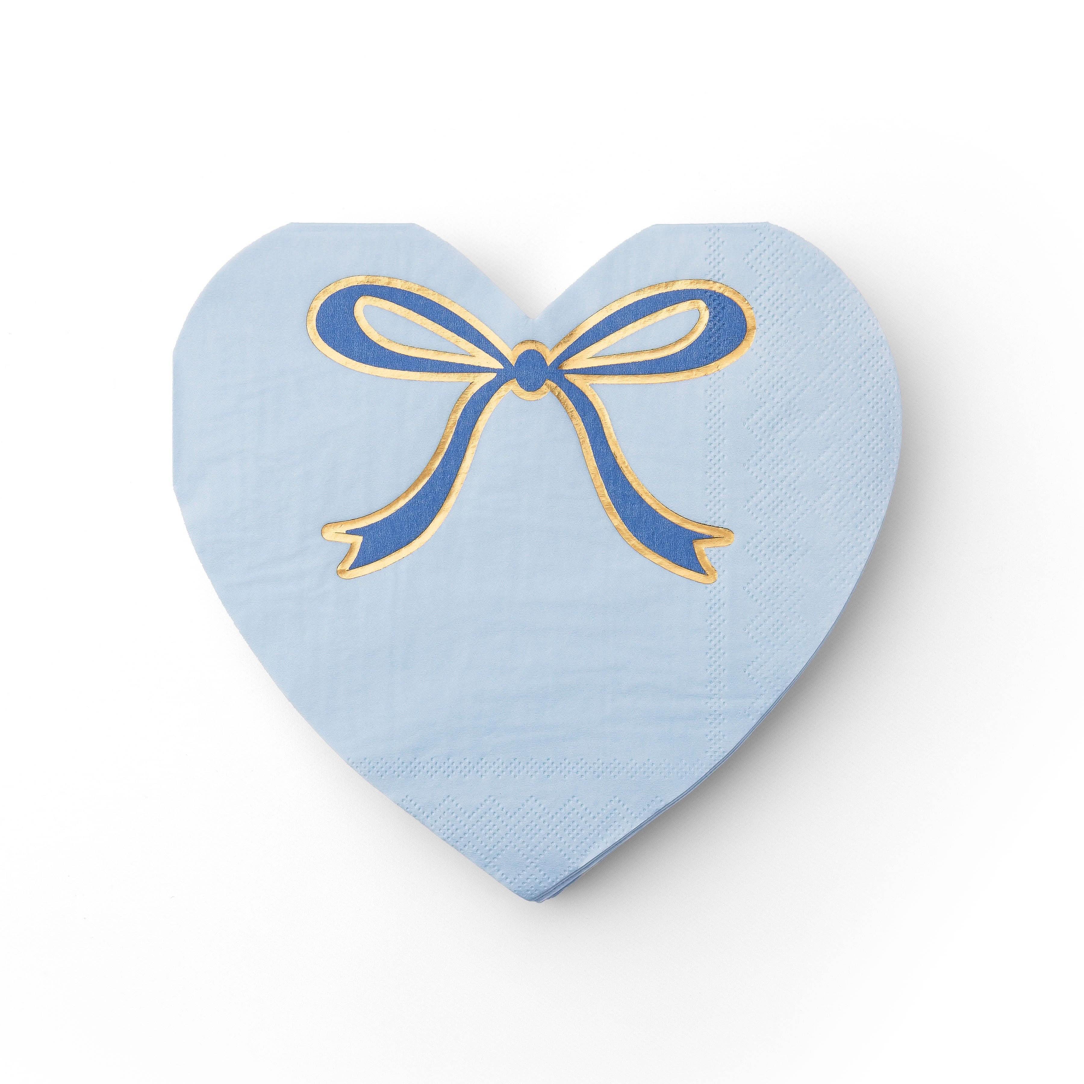 Porcupine Paper Co. Bow Heart Napkins - Thumbnail 2