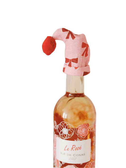 Red Bows - Wine Bottle Topper