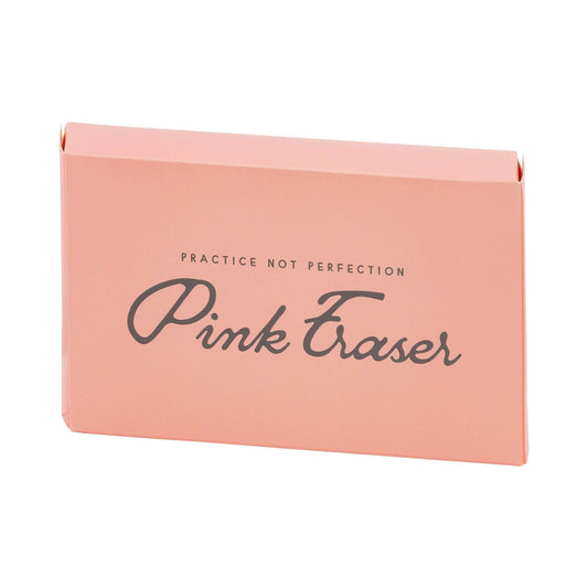 Set of 8 Pink Eraser Treat Boxes by My Mind’s Eye, featuring colorful, playful eraser designs in pink packaging.