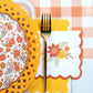 Autumn floral dessert plates by Gatherings by Curated Paperie with vibrant fall-inspired floral patterns and elegant design.