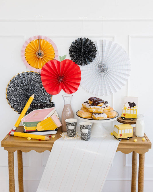 Writing paper table runner by My Mind’s Eye, 16" x 120", featuring elegant printed design suitable for craft or table decor.