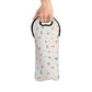 Christmas Ribbon Wine Tote Bag
