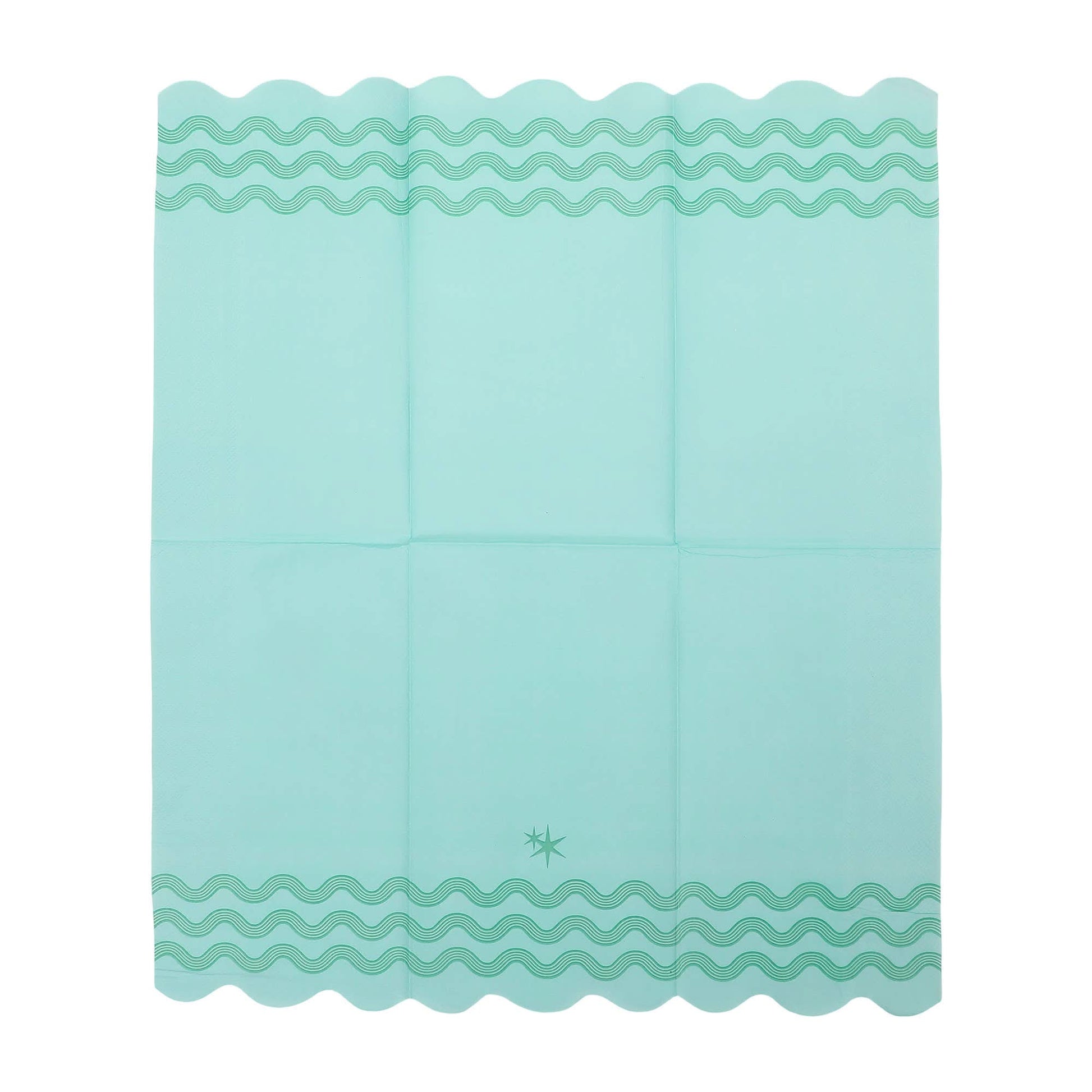 Colorful Ric Rac Rainbow Guest Napkins by Packed Party, featuring vibrant rainbow and ric rac patterns for parties and gatherings.