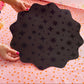 Sparks Fly Glossy Black Placemats | 10 count