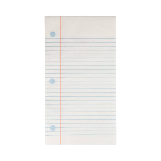 Notebook Paper Dinner Napkins | 24 count