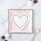 Gold Foil Heart Dessert Plates - 7" | Set of 8