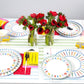 Alphabet Dessert Plates | 8 count