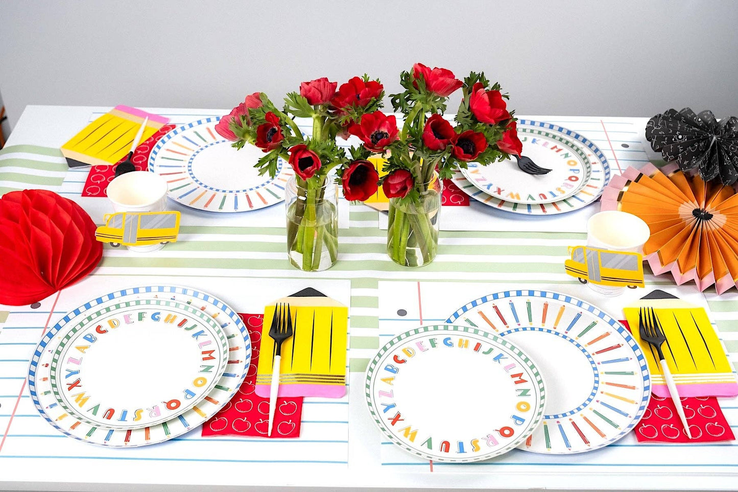 Alphabet Dessert Plates | 8 count
