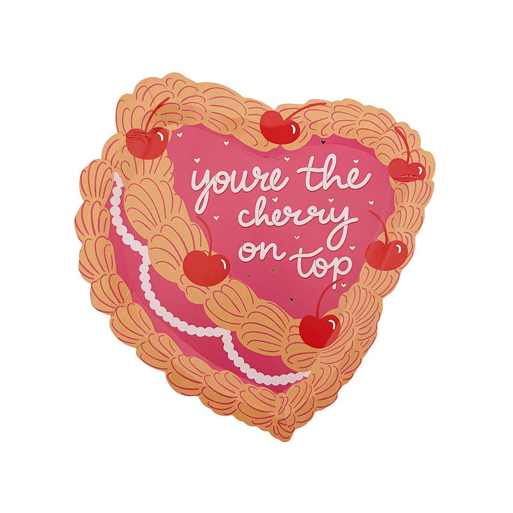 You're The Cherry On Top Dessert Plates | Pack 8