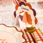 Set of 12 Turkey Time Place Cards by xo, Fetti featuring festive Thanksgiving turkey designs for holiday table settings.