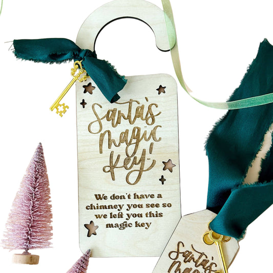 Santa's Magic Key Doorhanger