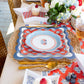 My Mind’s Eye HAM1241 flag paper plate, 8-inch round paper plate with patriotic flag design, ideal for parties and celebrations.
