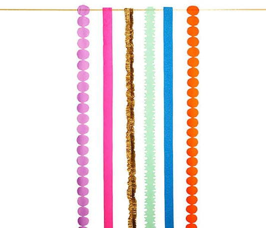 Color Lovers Delight Party Streamer Set