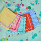 Rainbow Ric Rac Assorted Lunch Napkin - Porcupine Paper Co.