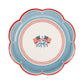 My Mind’s Eye 8-inch Flag Paper Plate with vibrant flag design, ideal for party or celebration tableware.