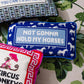 Hold My Horses Needlepoint Pillow - Porcupine Paper Co.