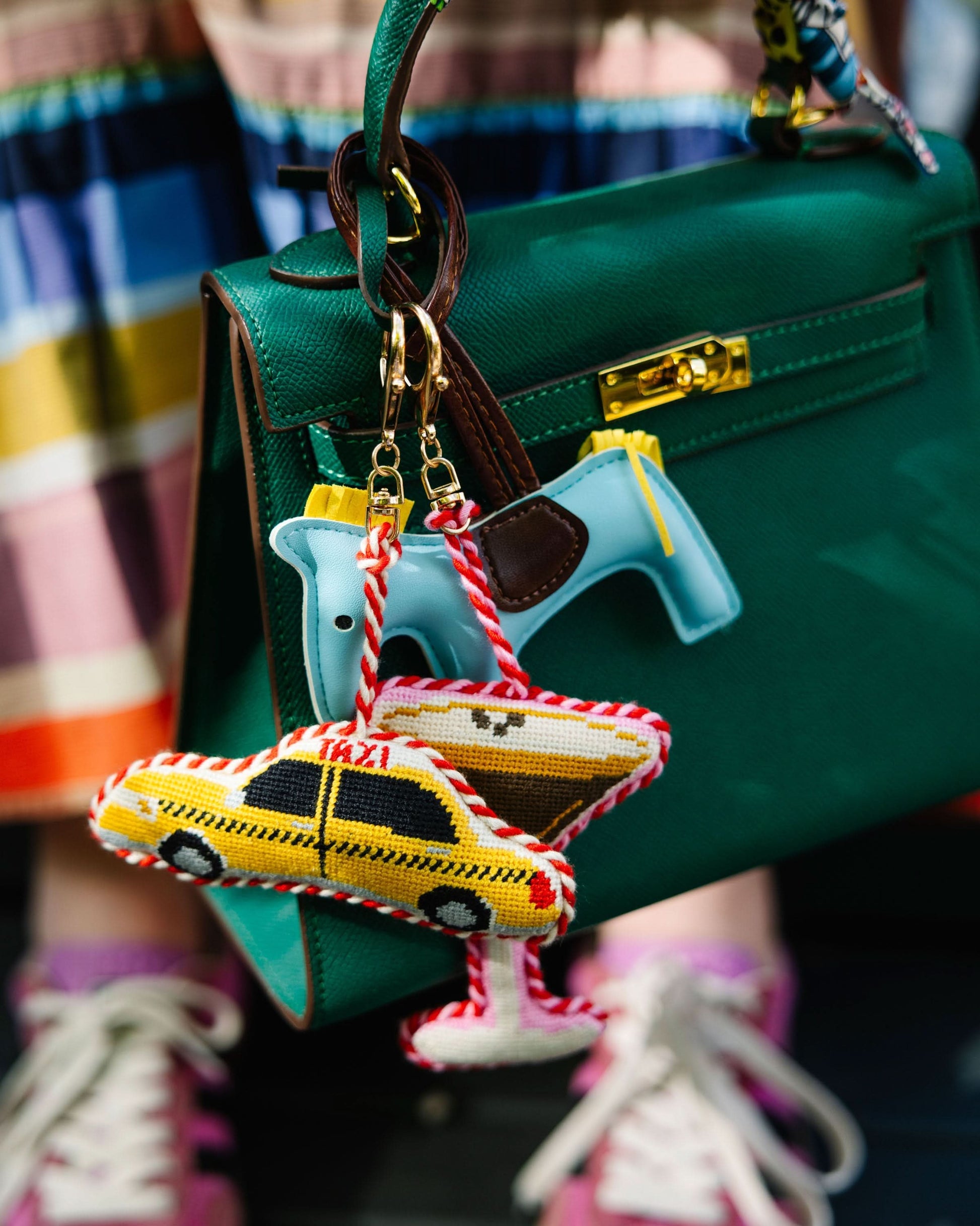 Taxi Cab - Bag Charm - Porcupine Paper Co.