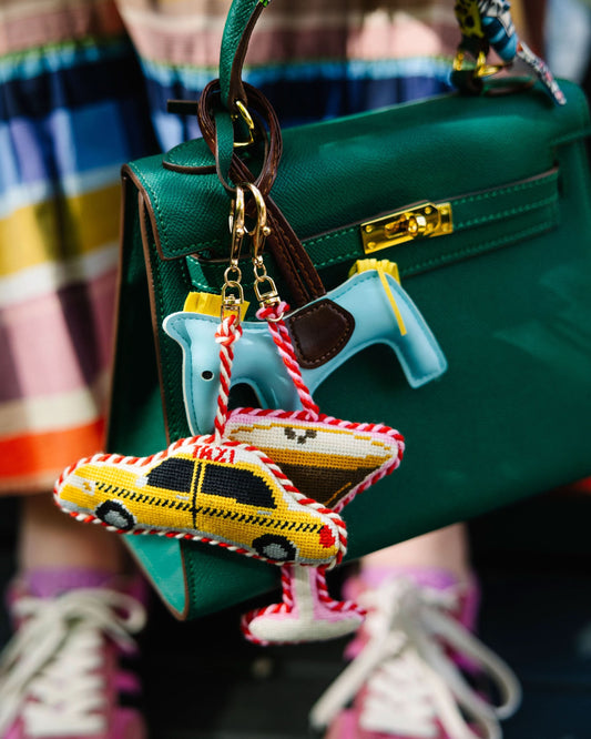 Taxi Cab - Bag Charm - Porcupine Paper Co.
