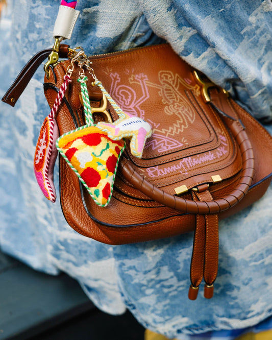 Pizza Slice - Bag Charm - Porcupine Paper Co.