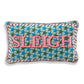 Sleigh Needlepoint Pillow