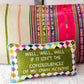 Well Well Well Needlepoint Pillow - Porcupine Paper Co.