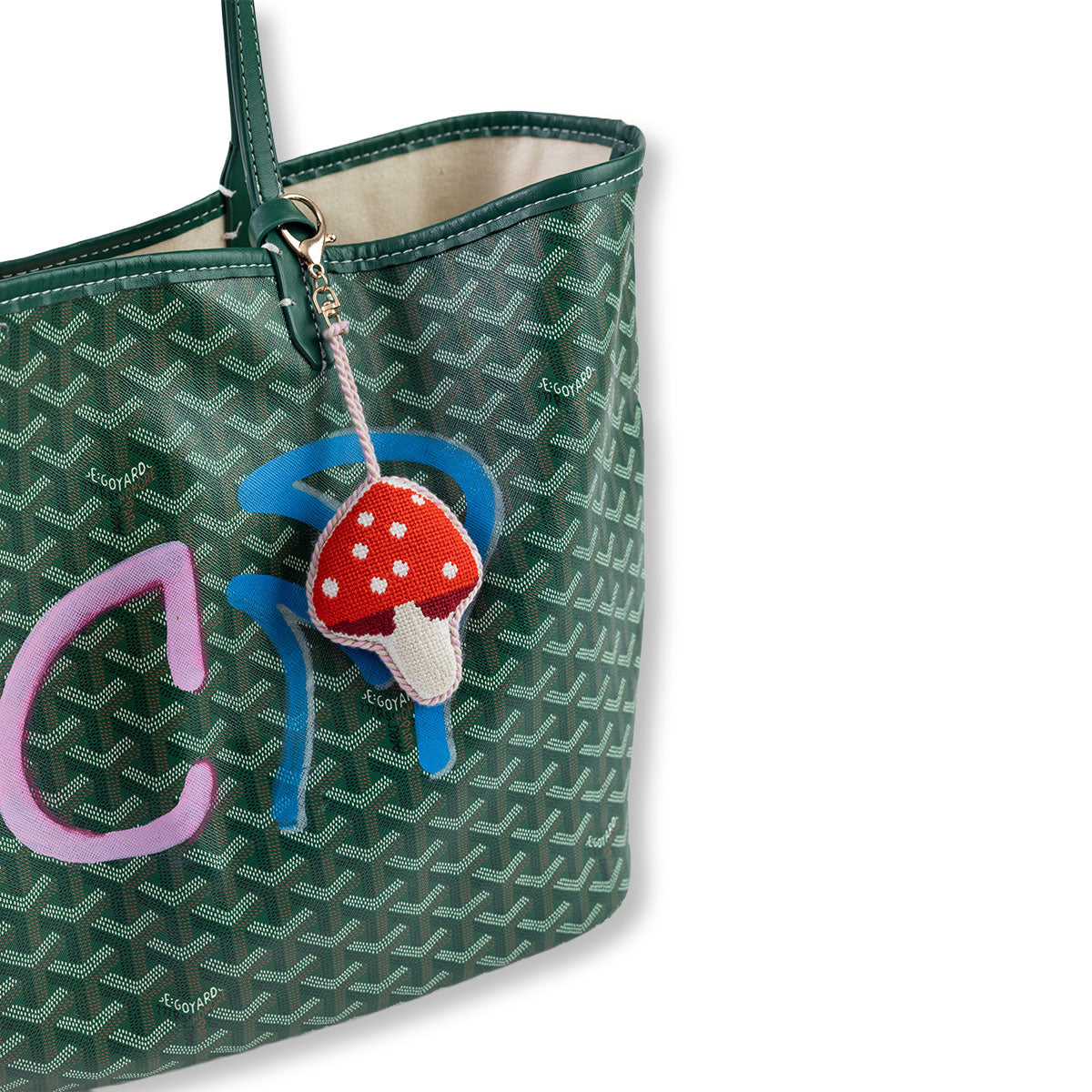 Mushroom - Bag Charm - Porcupine Paper Co.