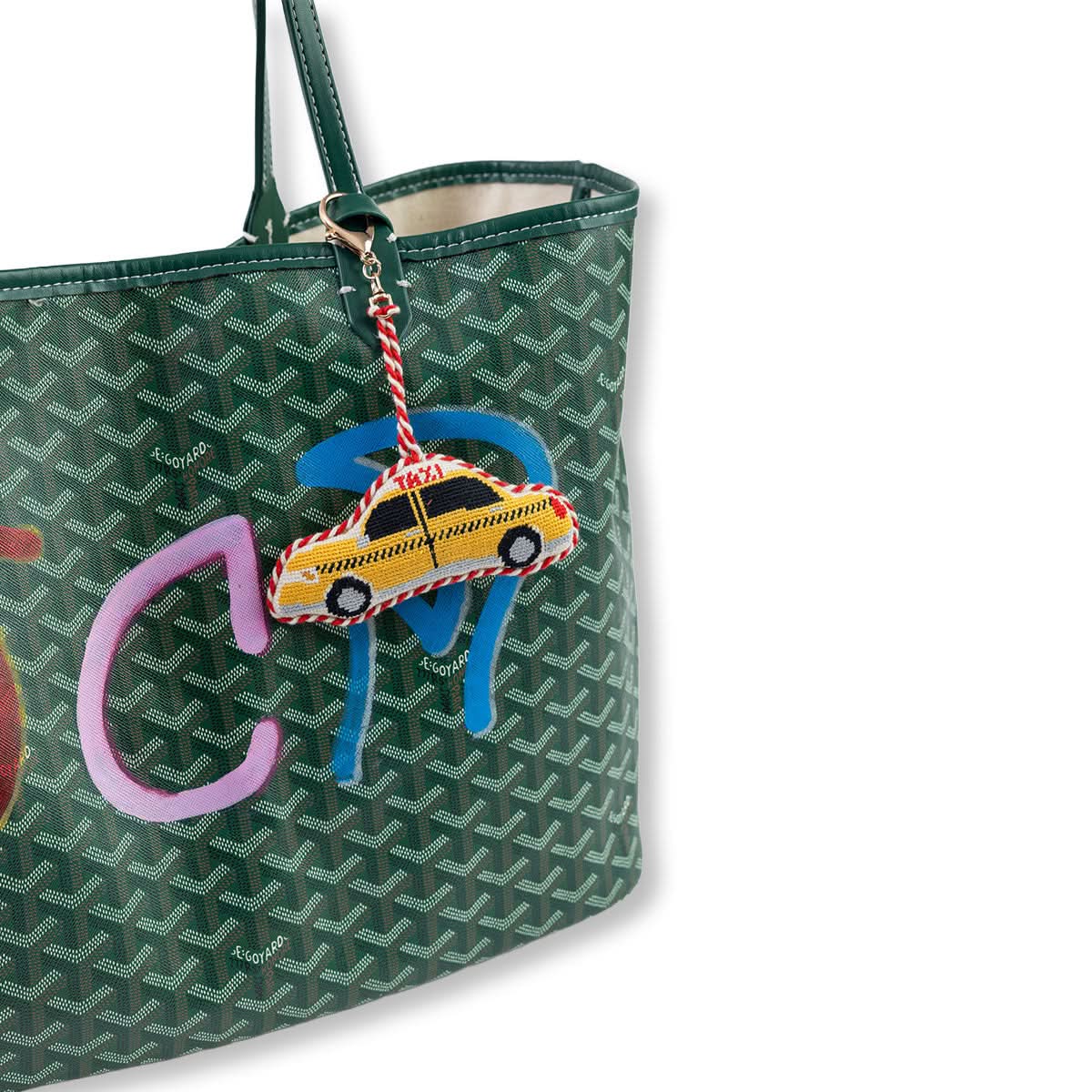 Taxi Cab - Bag Charm - Porcupine Paper Co.