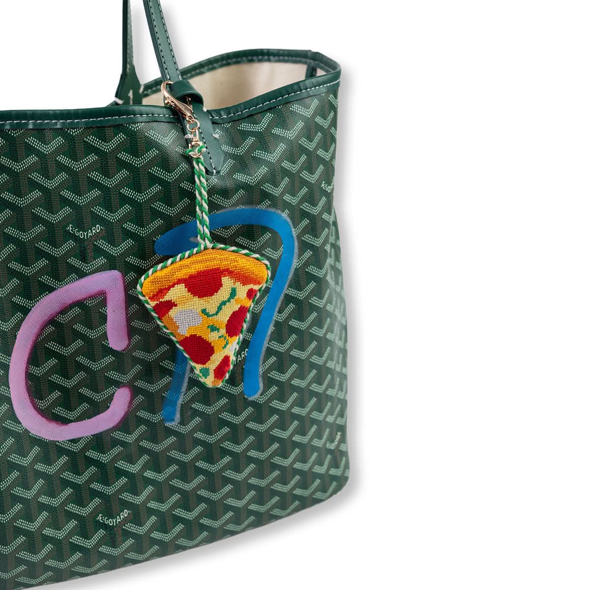 Pizza Slice - Bag Charm - Porcupine Paper Co.