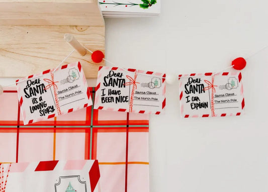 Santa Letter Garland | 65" long