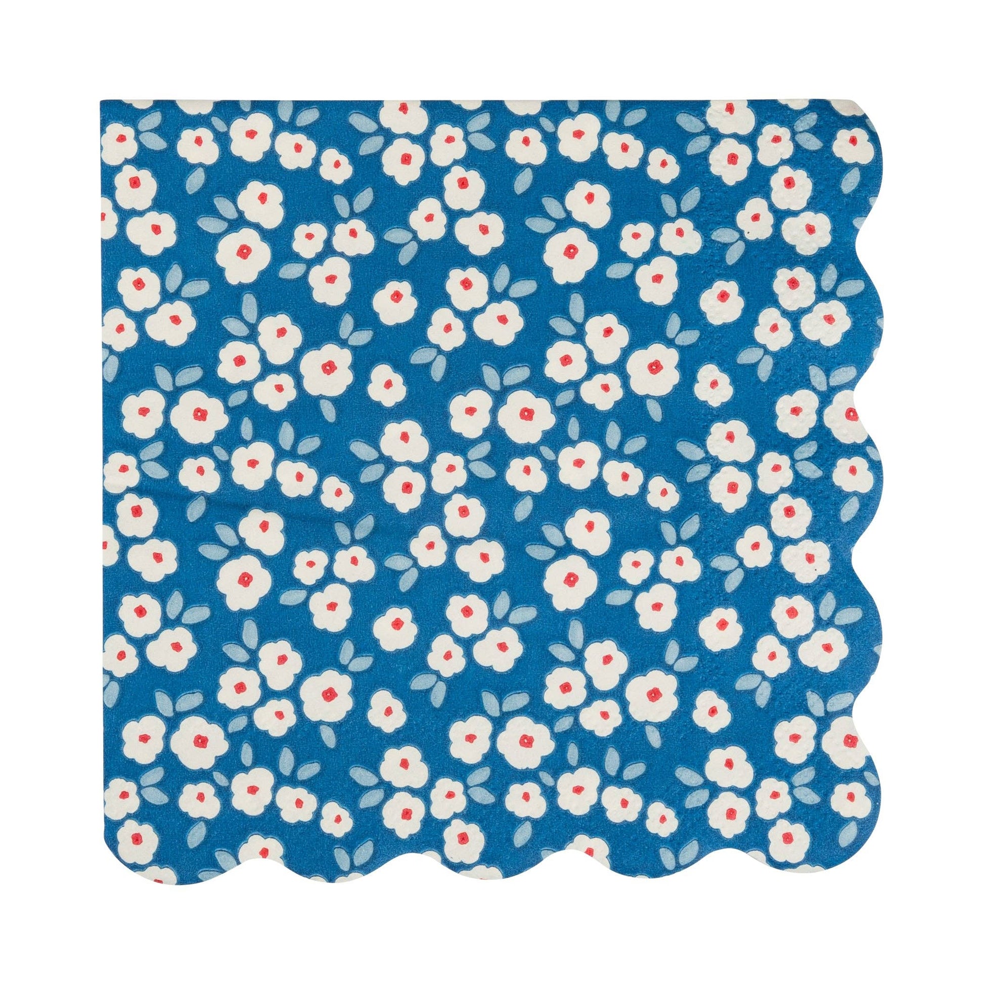 Set of floral cocktail paper napkins from My Mind’s Eye featuring colorful flower designs for parties and gatherings.