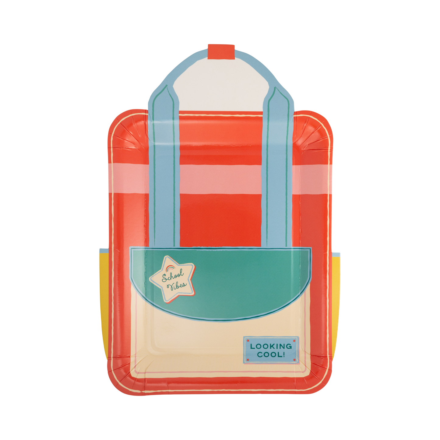 Backpack Shaped Plate Set 10" | Set of 8