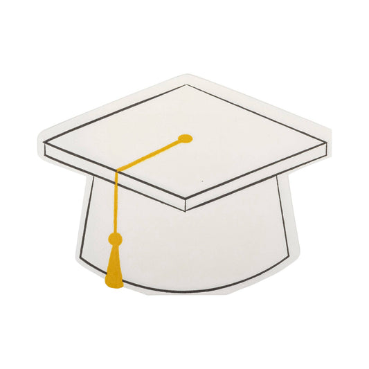 Graduation Cap Shaped Napkin | 18 count