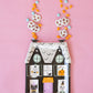 Spooky House Shaped Plate | 8 count