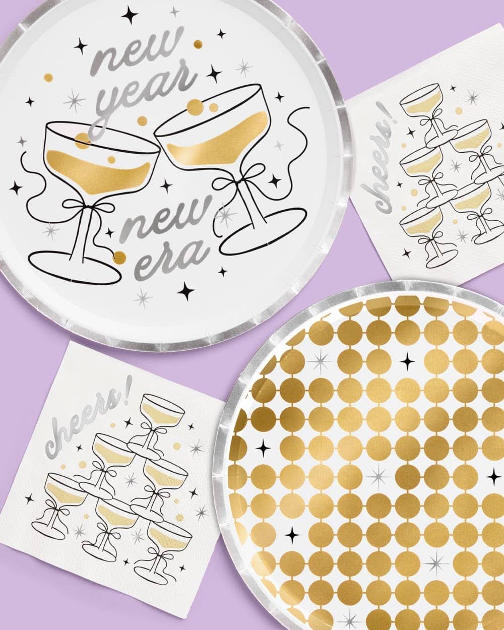 New Year New Era Plates | 24 count