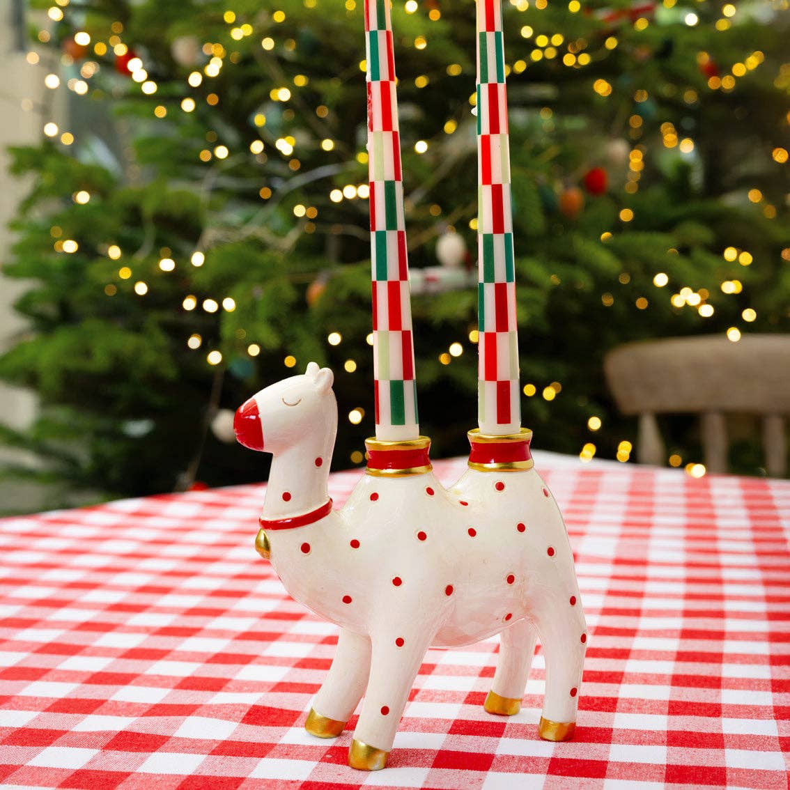 Camel Ceramic Candle Holder