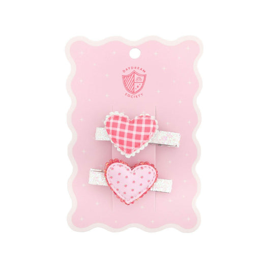 Love Birds Heart Hair Clip Set | 2 Count