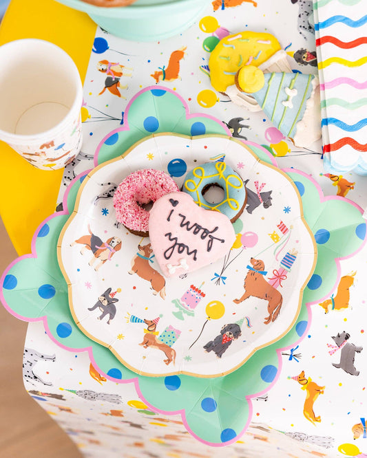 Dog Party Plates | Set of 8