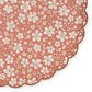 Autumn floral dinner plates by Gatherings by Curated Paperie featuring colorful fall leaf and flower patterns on round ceramic plates