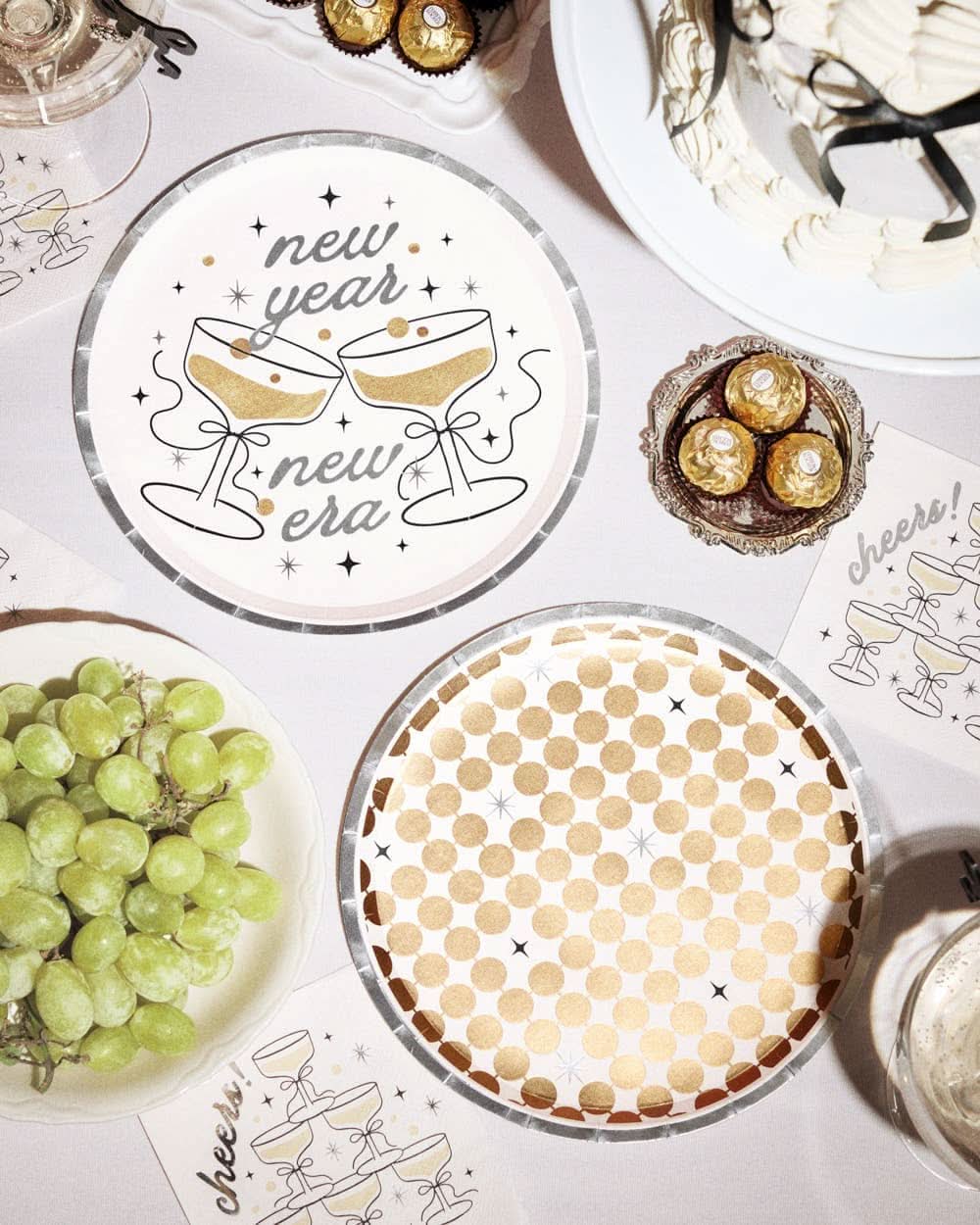 New Year New Era Plates | 24 count