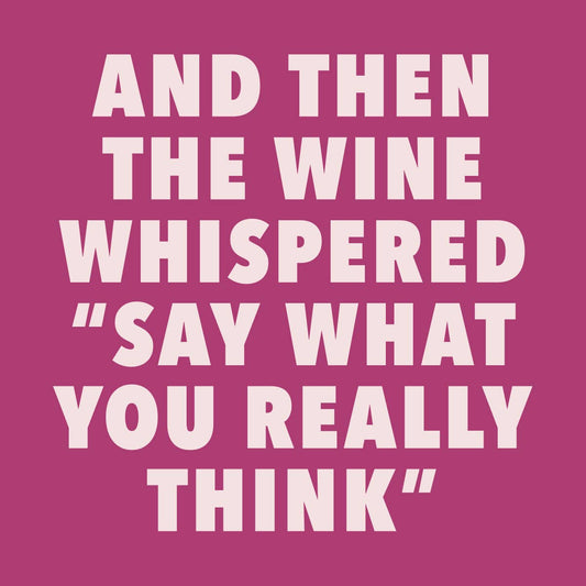 Funny Cocktail Napkins | What You Really Think - 20ct