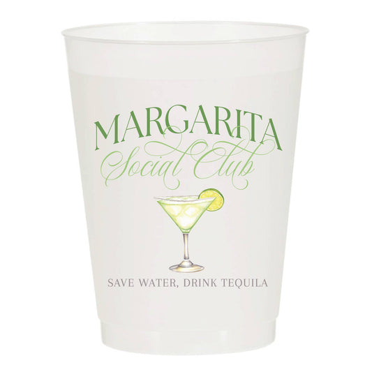 Margarita Social Club Frosted Cups | Pack of 6