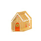 Gingerbread House Shaped Paper Plate | 8 count