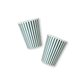 Green & White Candy Stripe Paper Cups | 12 count
