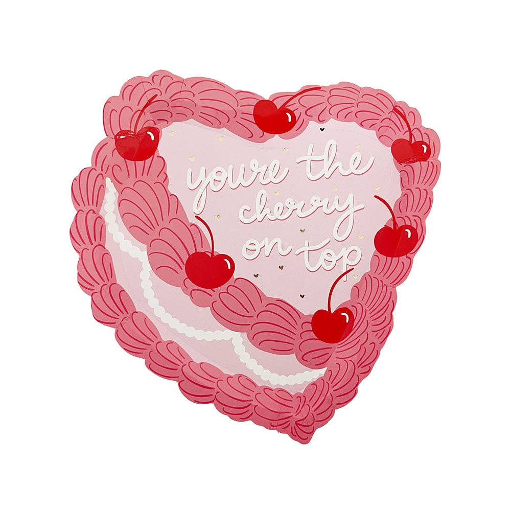 You're The Cherry On Top Dessert Plates | Pack 8