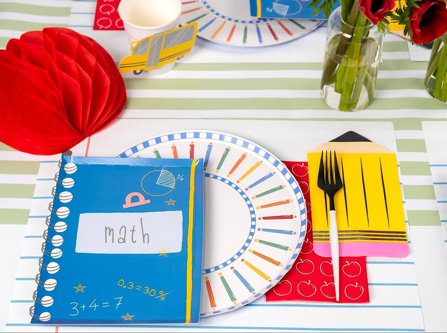 Pencil Dinner Plates | 8 count