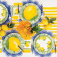Navy Wavy Scallop Placemat | Set of 12